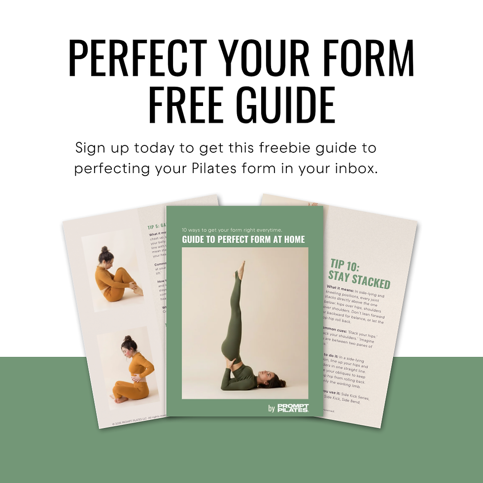 Prompt Pilates Form Guide