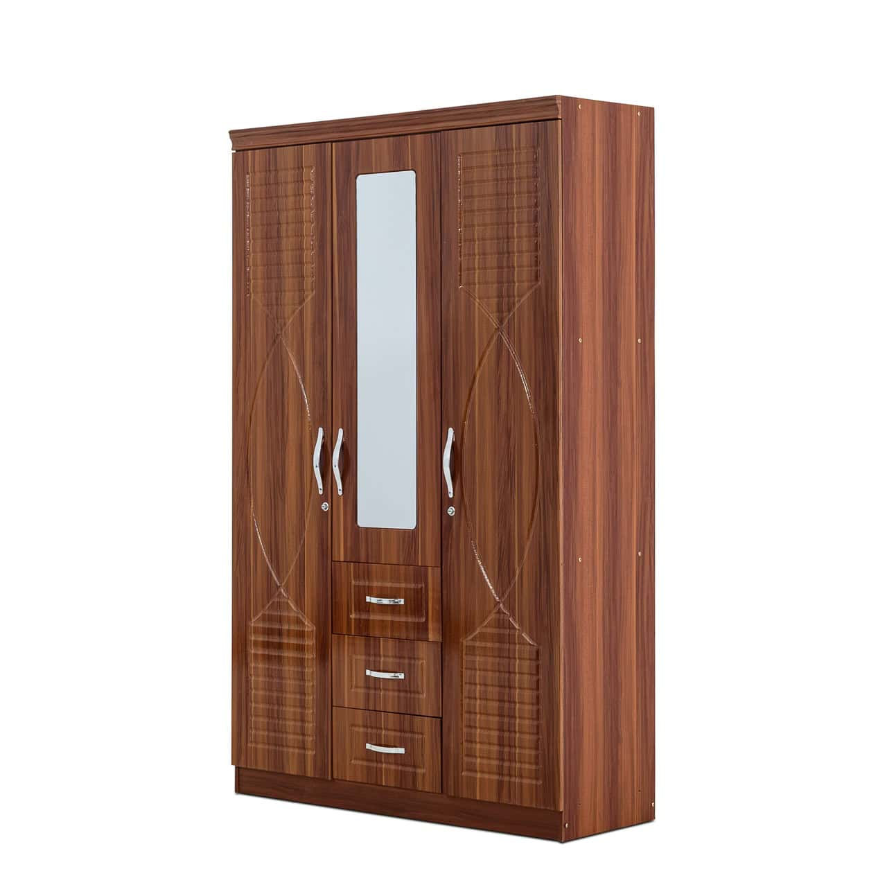 WARDROBE IMPORTED 3 DOOR WILD PLUM