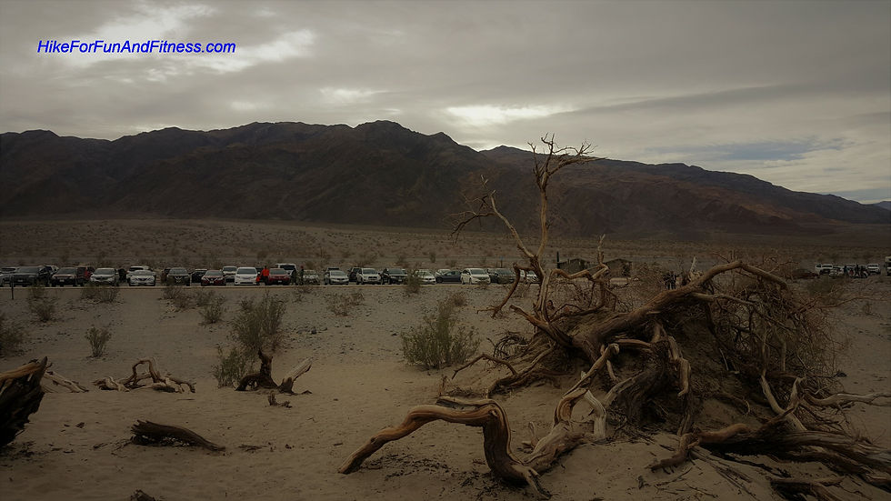 Death valley, hike for fun and fitne