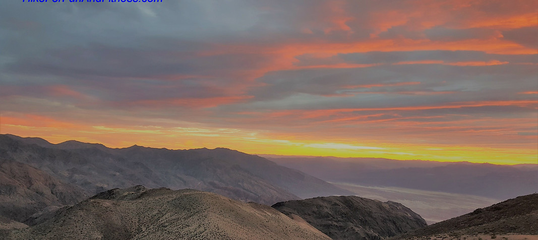 Dante's view hike, Death valley