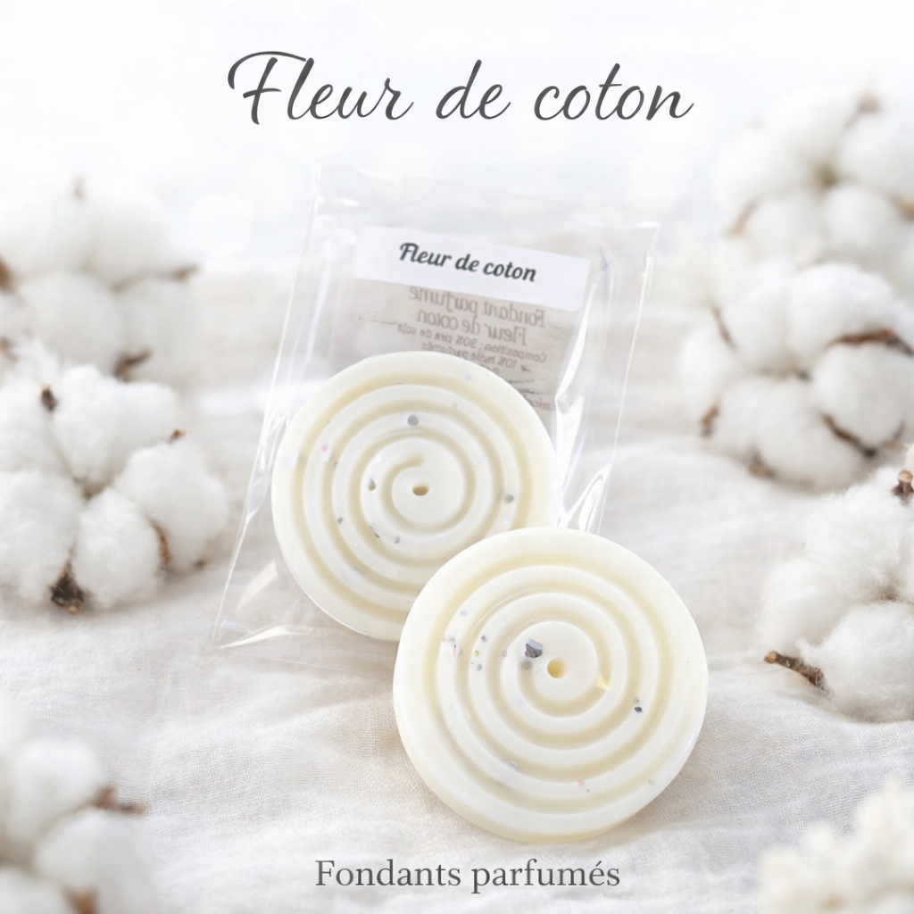 🩶 Fondant parfumé Fleur de coton 10gr 🩶