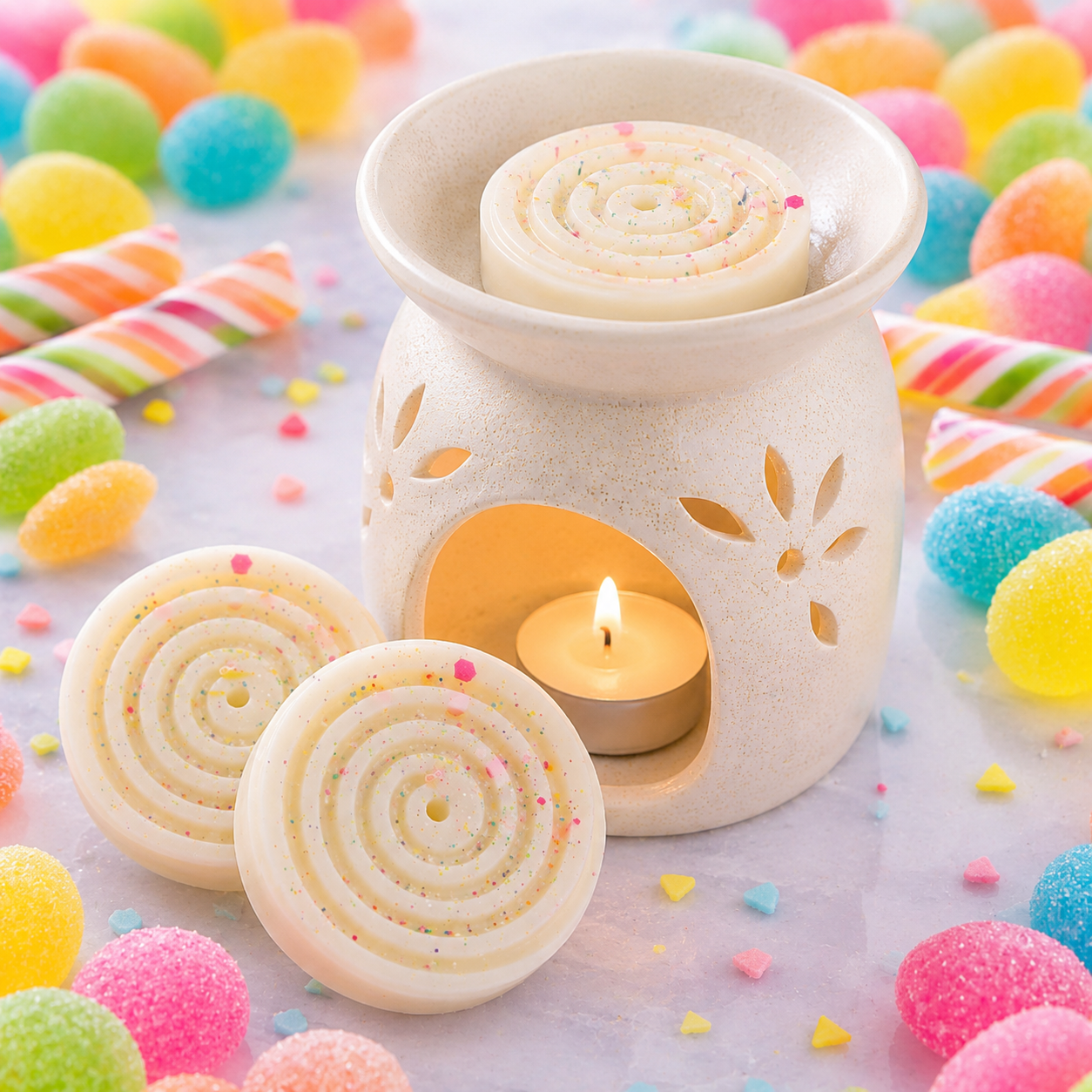 🍬 Fondant parfumé Bonbon arlequin 10gr 🍬