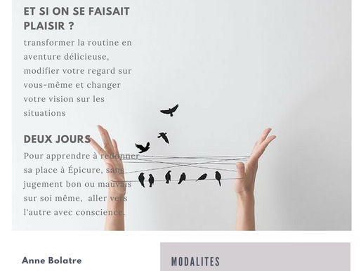 Et si on se faisait plaisir?