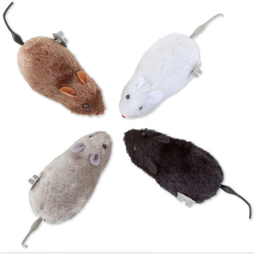 Thumbnail: Lifelike Mouse Cat Toy