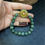 Thumbnail: Hetian Jade Over All Good Luck Charm Bracelet