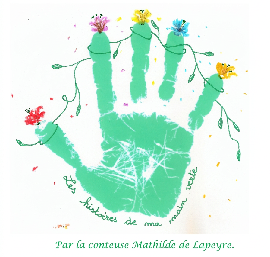 Affiche du spectacle Les histoires de ma main verte