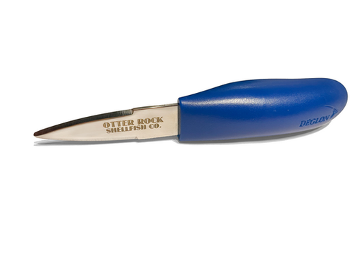 Deglong Dune Shucking Knife - Blue | Otter Rock Shellfish