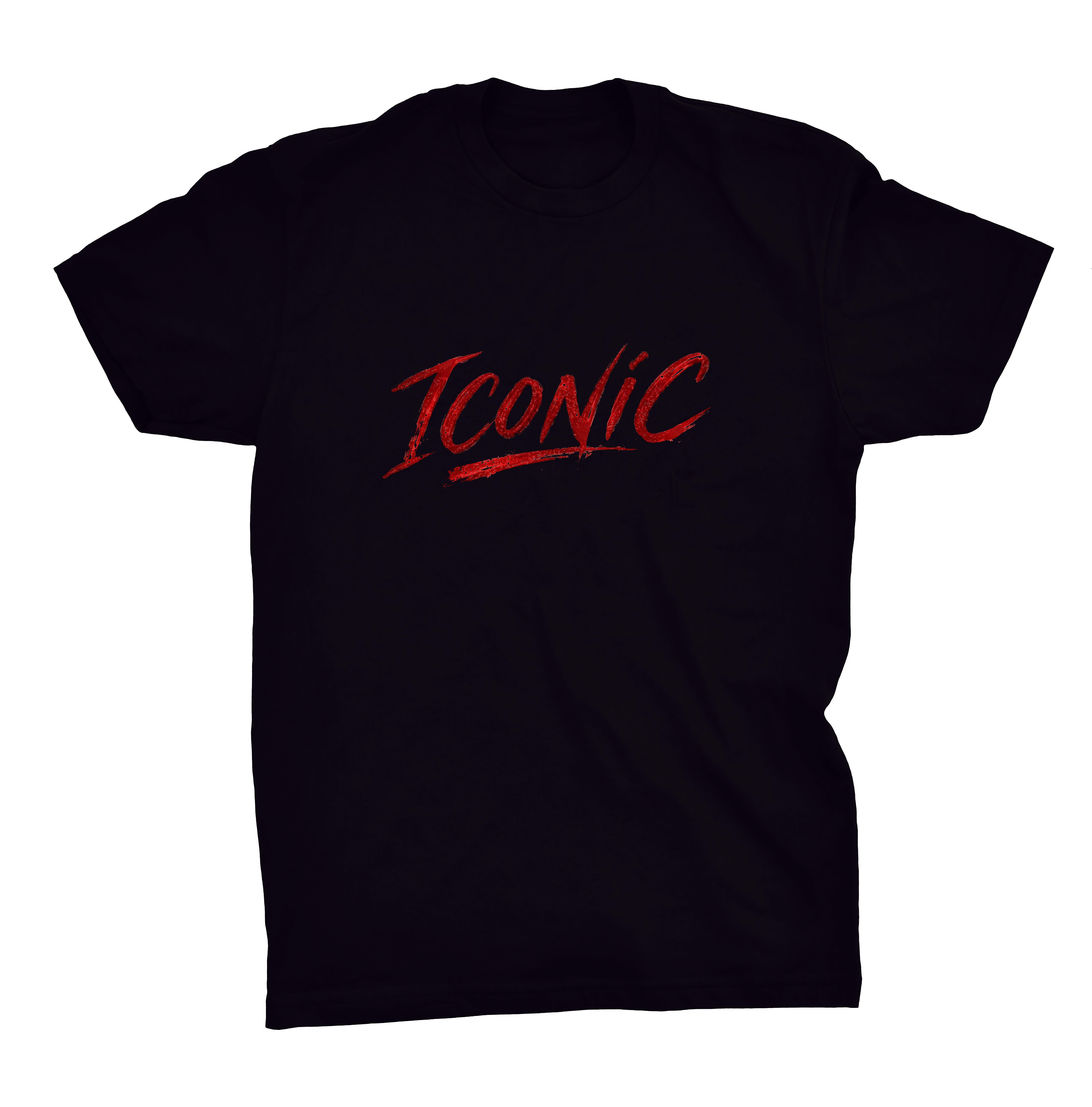 ICONIC Glitter Tshirt (black)