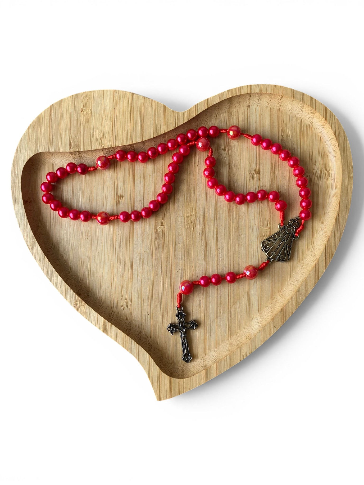 Terço Nossa Senhora Aparecida Vermelho