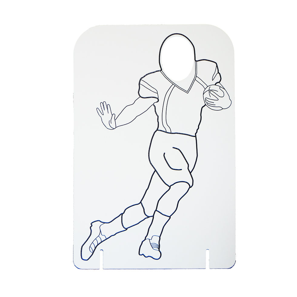 Football Player Photo Frame