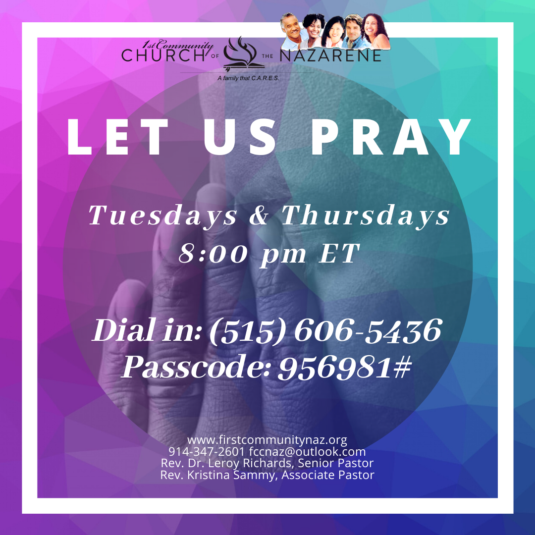 Weekly Prayer Tuesdays and Thursdays