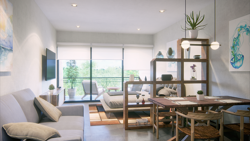 VIA 55 condo en vente sur playa del carmen