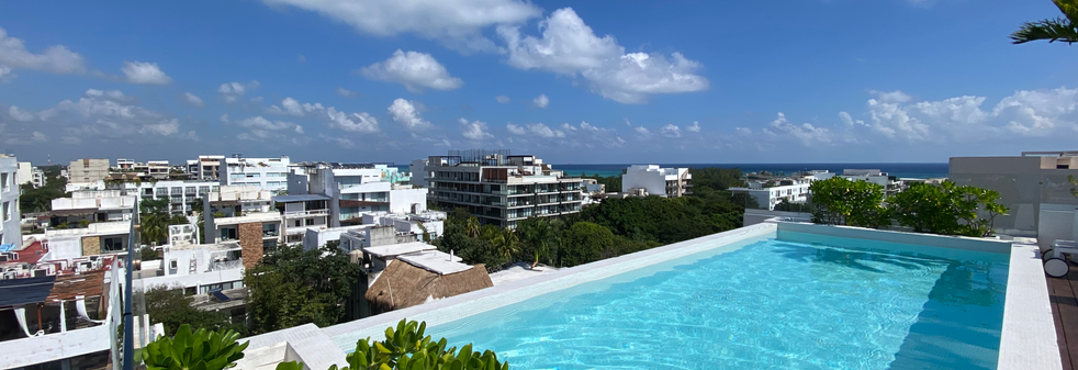 rooftop kumaru condo playa del carmen re vente