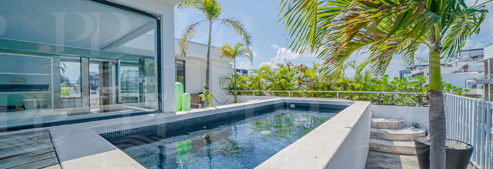 Condo penthouse de 4 chambres SIAAN en vente sur playa del carmen au Mexique