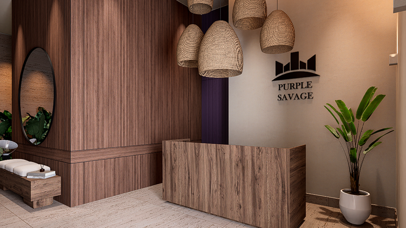 Purple savage condo en vente dans le centre ville de playa del carmen