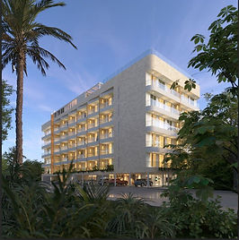 facade musa del puerto en pré vente sur Puerto morelos