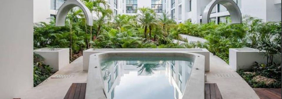 Rooftop du ANAH condo en vente sur playa del carmen au Mexique