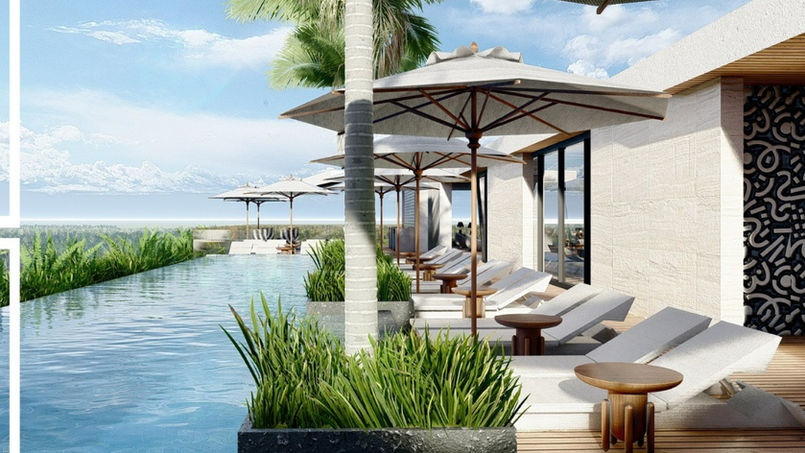 Rooftop de SOLEIL condo en vente sur playa del carmen au Mexique