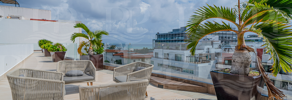 Condo penthouse de 4 chambres SIAAN en vente sur playa del carmen au Mexique