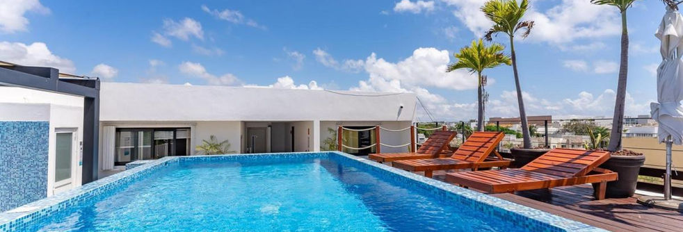 Rooftop du condo LOFT 30 en vente sur playa del carmen