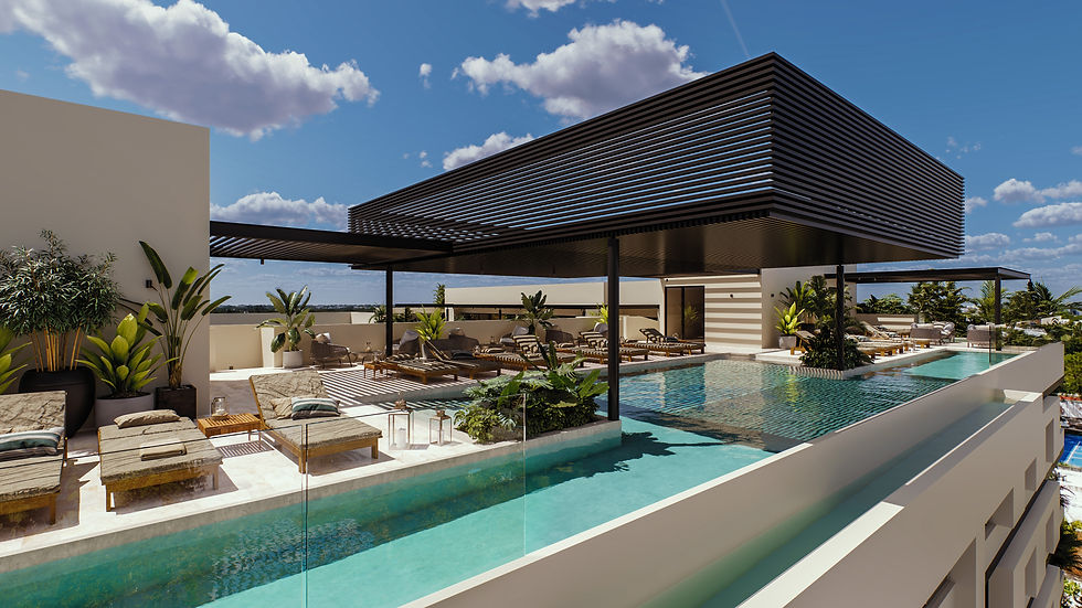 Rooftop costa celeste condo