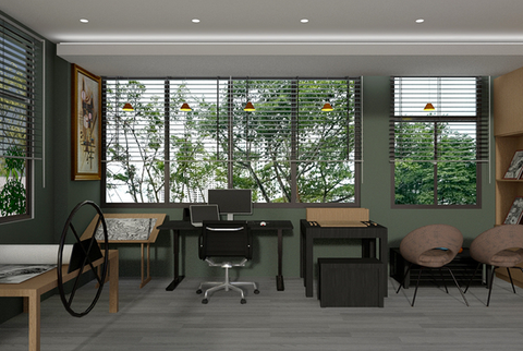 Mini Apartment with Artist's Studio