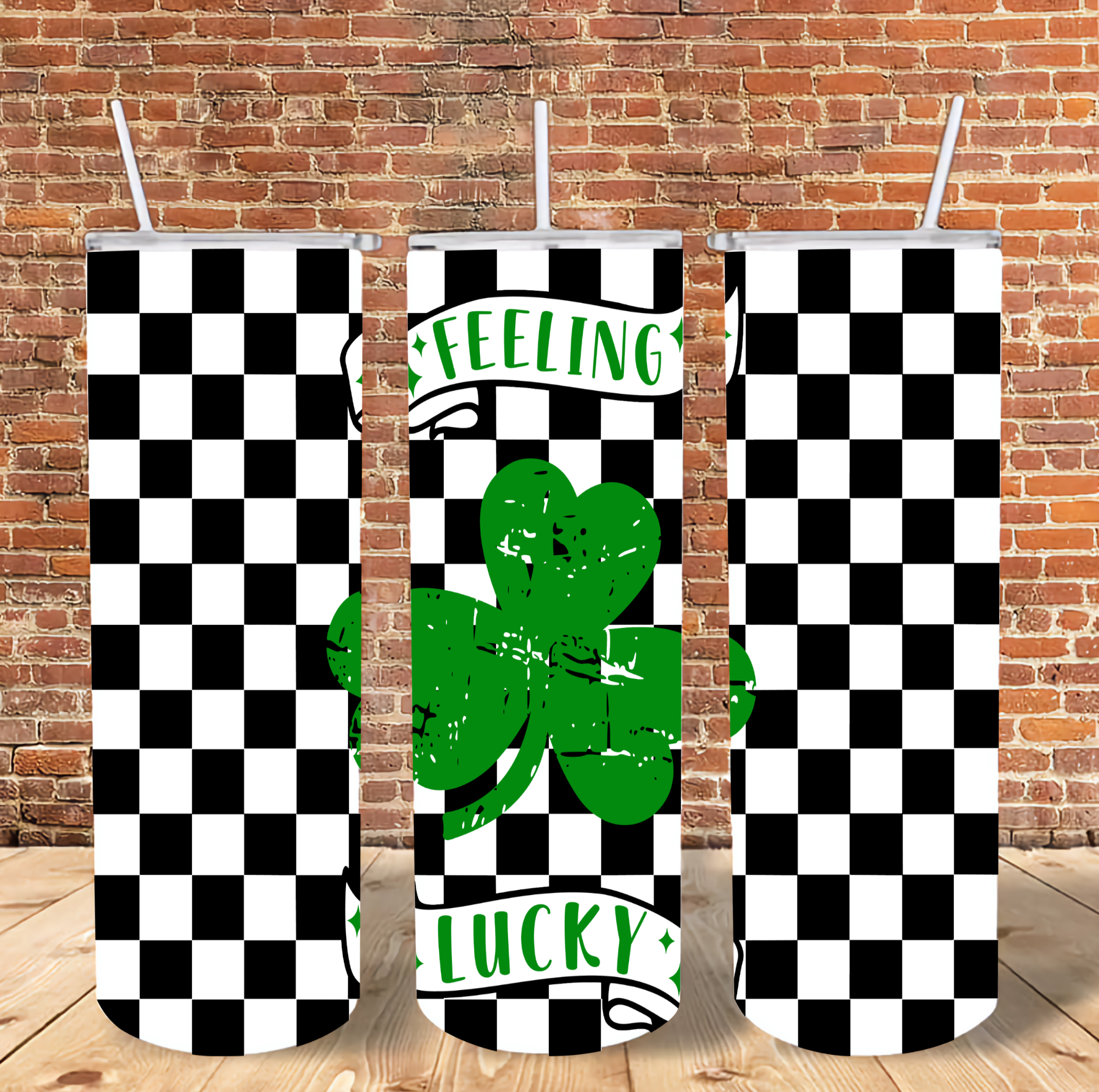 Feeling Lucky Checkered