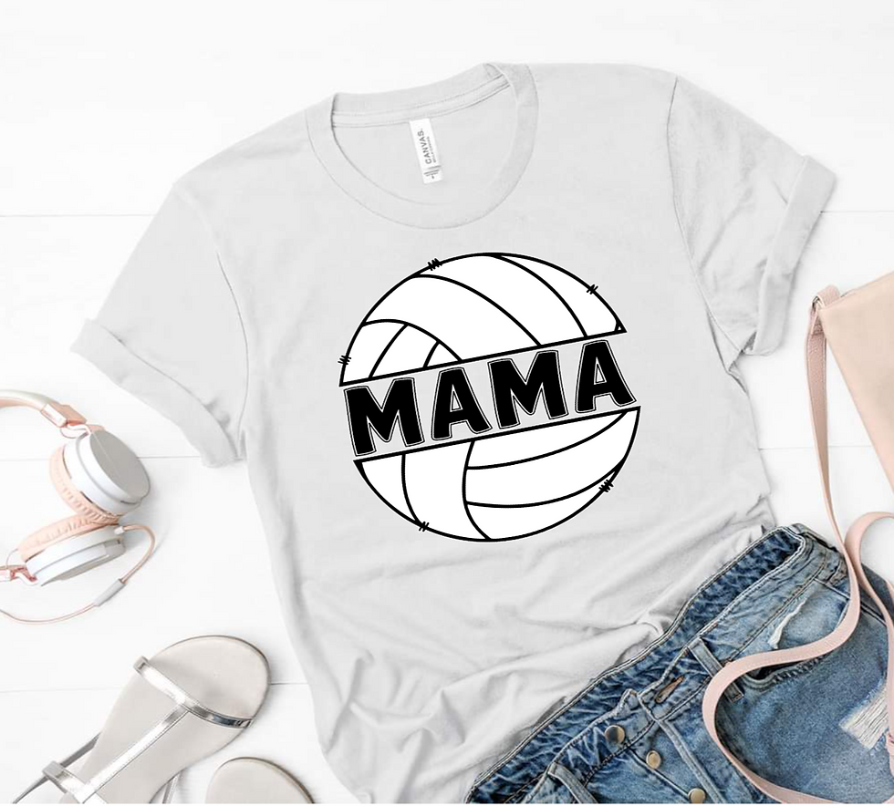 Mama split volleyball