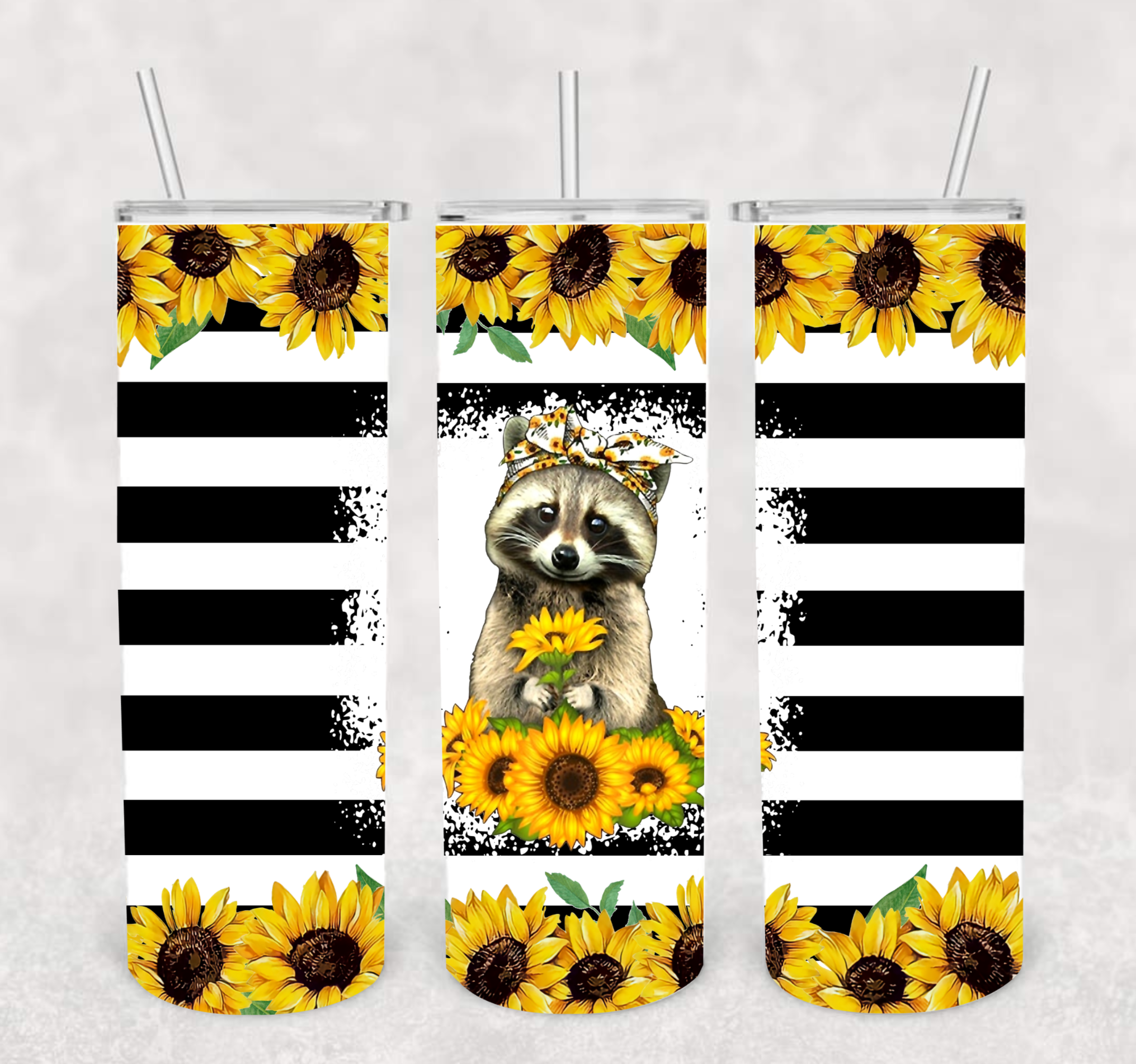 Sunflower Racoon