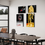 Thumbnail: Red wine and Italian pasta photography hanged together on wall of dining room decor