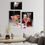 Thumbnail: set of 3 pictures of cosmopolitan martini hanged on wall