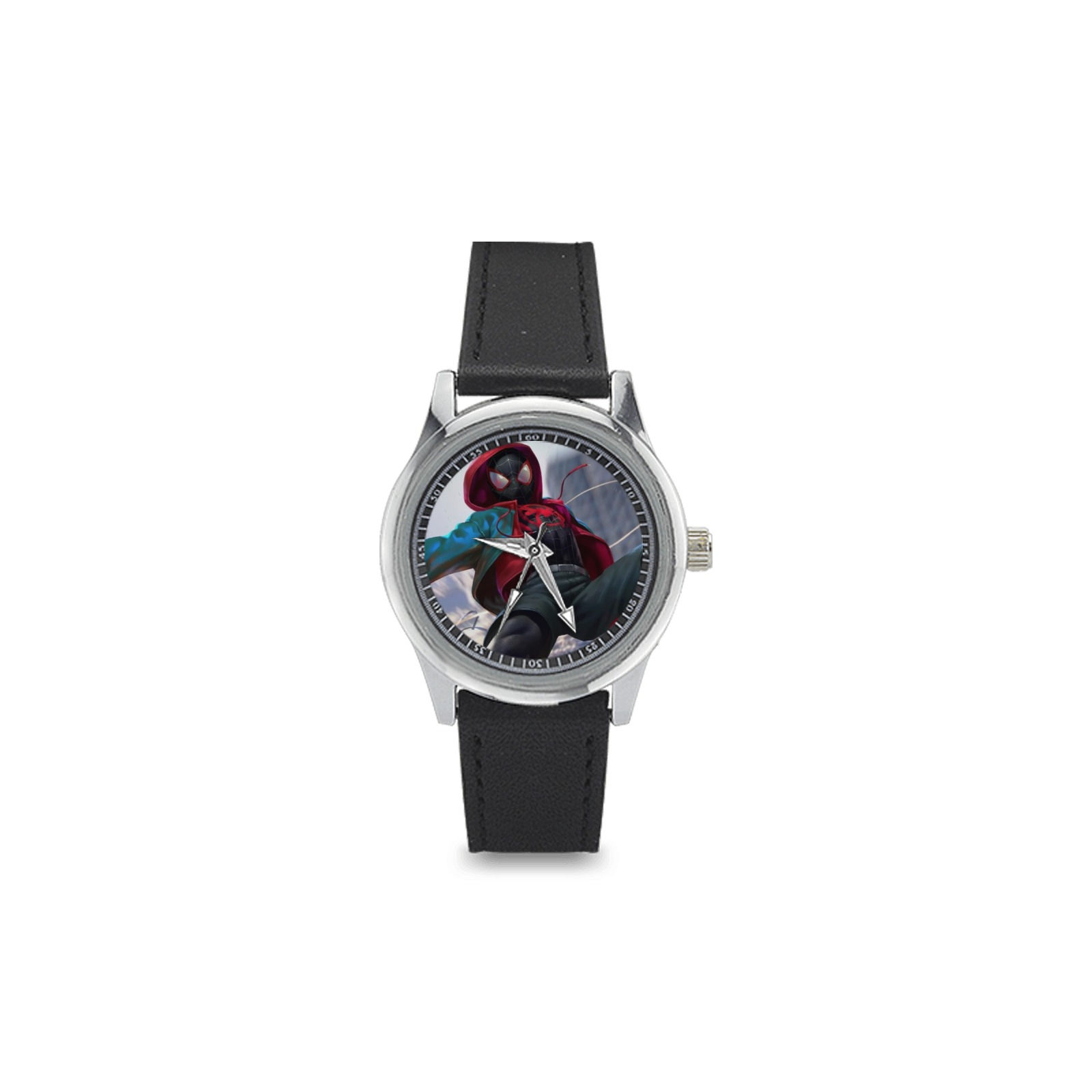 Morales-Watch Kid's Stainless Steel Leather Strap Watch (Model 208)