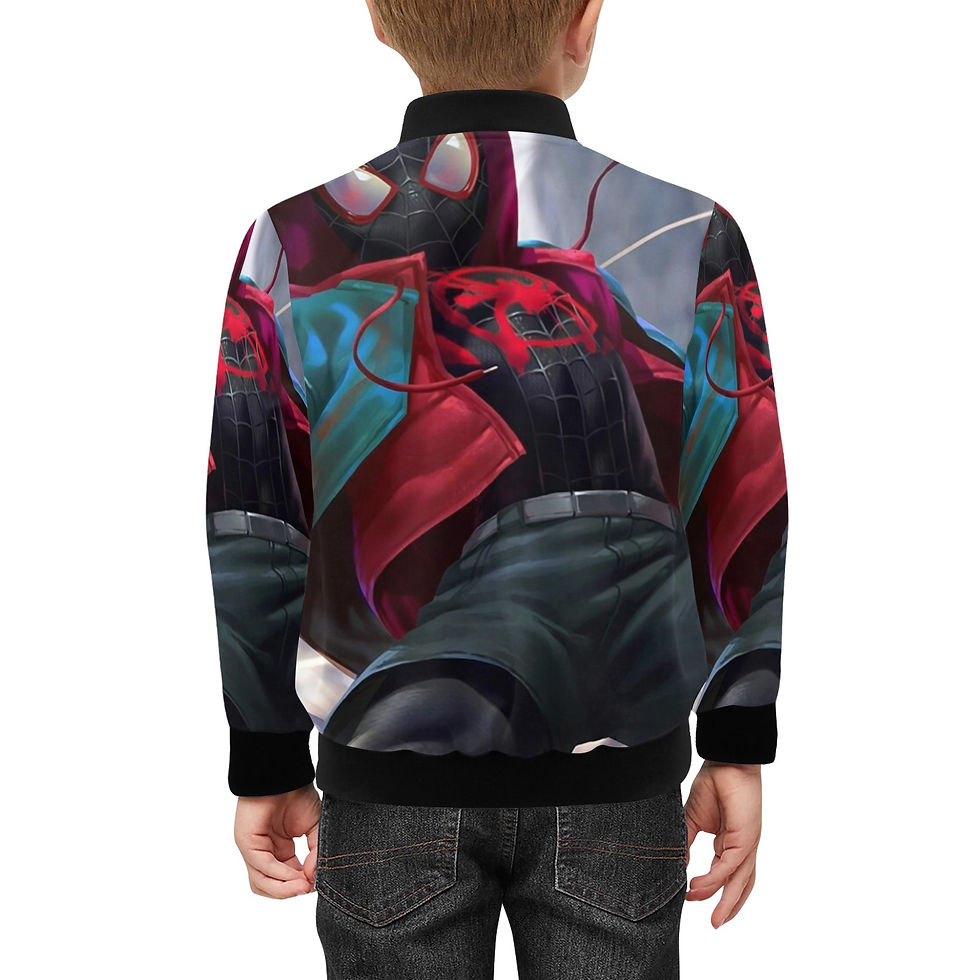 Thumbnail: Morales-jace Kids' Bomber Jacket with Pockets