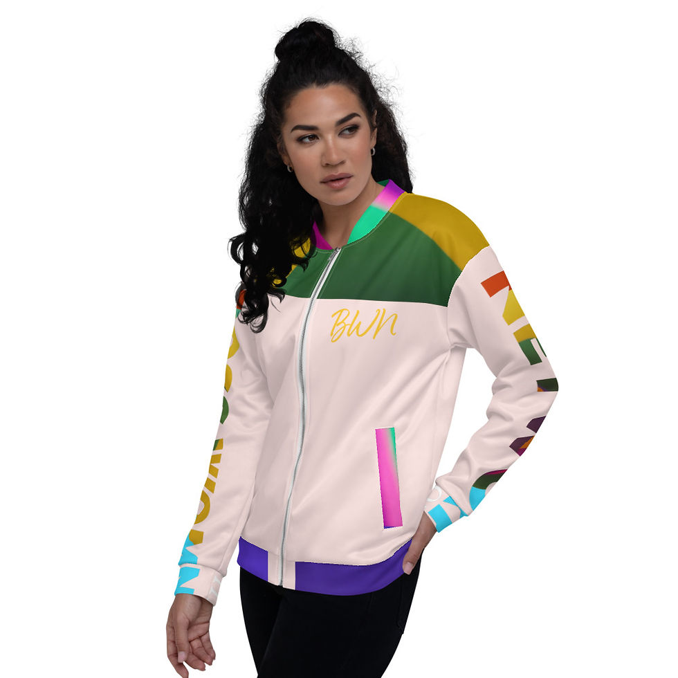 Thumbnail: BWN  Bomber Jacket PINK