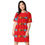 Thumbnail: BOSS WOMEN NETWORK T-shirt dress-RED