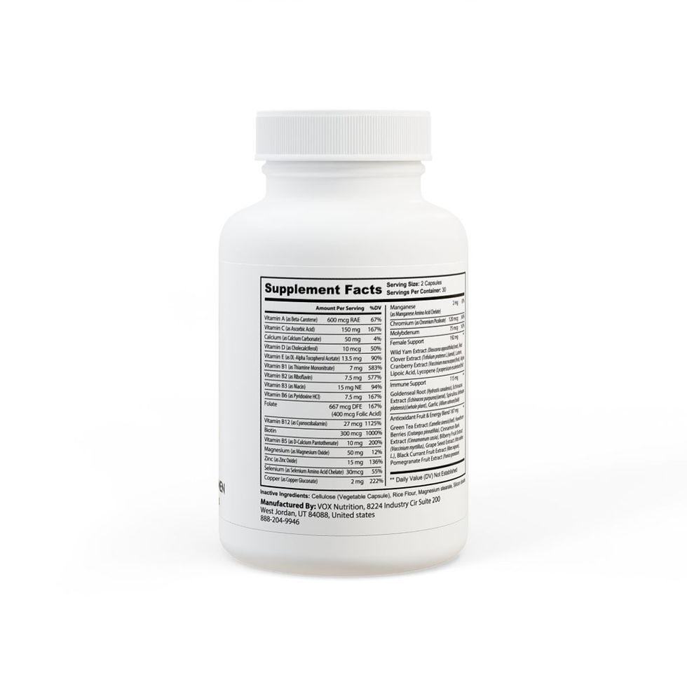 Thumbnail: Boss Women Network Multivitamin for Women Supplement (60 Capsules)