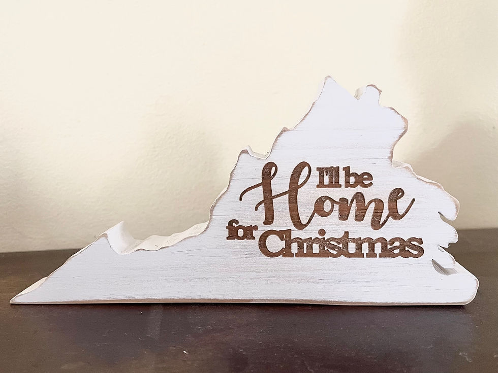 Thumbnail: Virginia “Home for Christmas” (Small/Engraved)