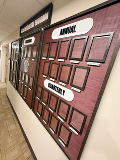 Custom Military Award Wall