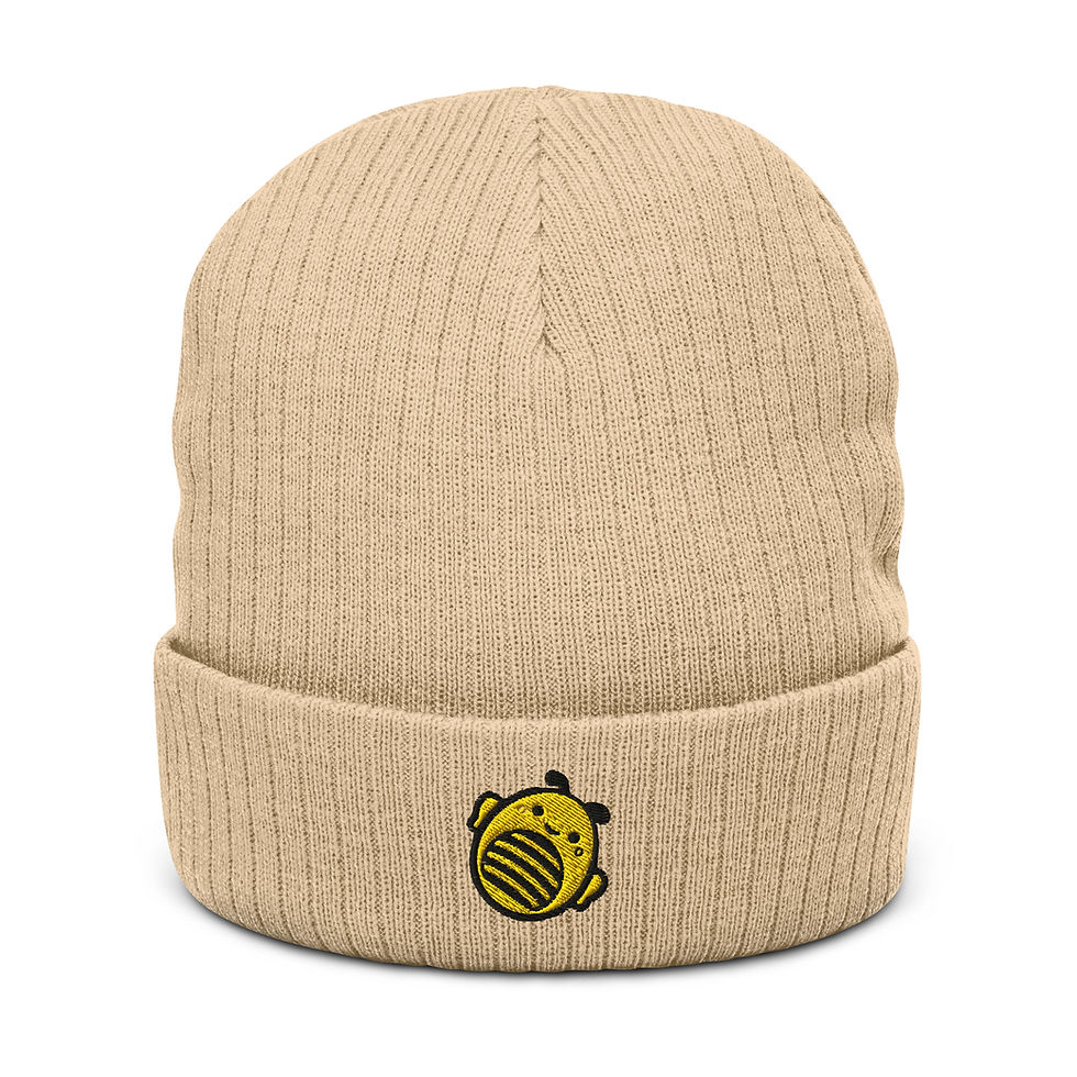 Thumbnail: Ribbed knit beanie