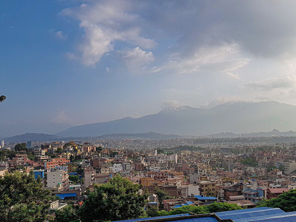 The beautiful city of Kathmandu