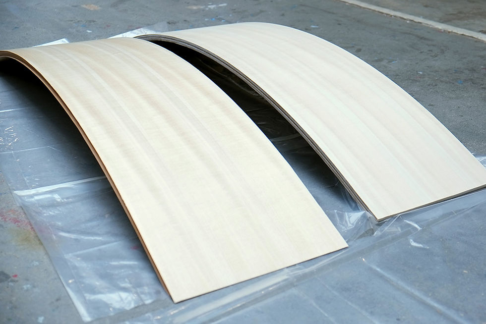 Making bending plywood3