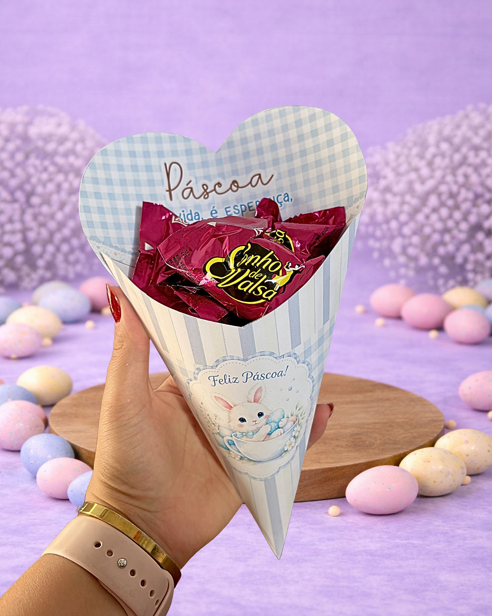 Miniatura: BUQUÊ CONE PARA PÁSCOA EM PDF