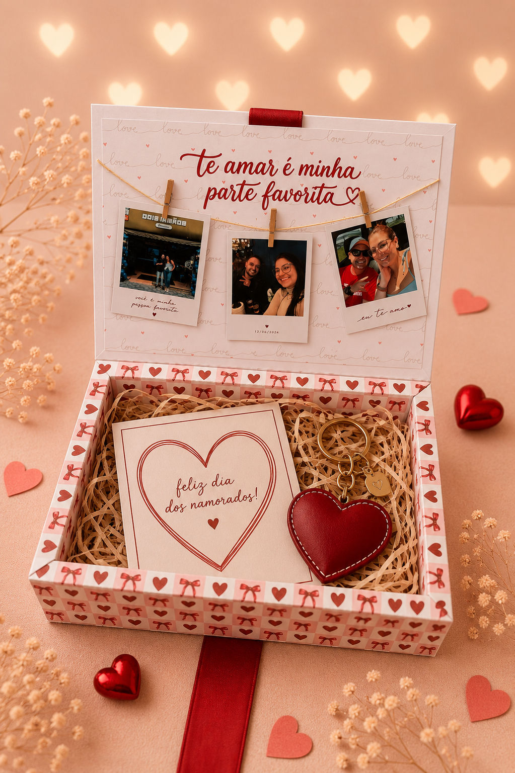 CAIXA RETANGULAR COM POLAROID EM PDF
