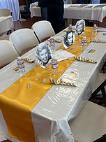 Table decor with vintage movie starle.jpeg
