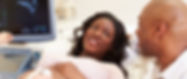 Woman getting ultrasound