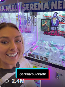 Serena Neel x Fantasy Claw Arcade: Play Her Machines in Las Vegas