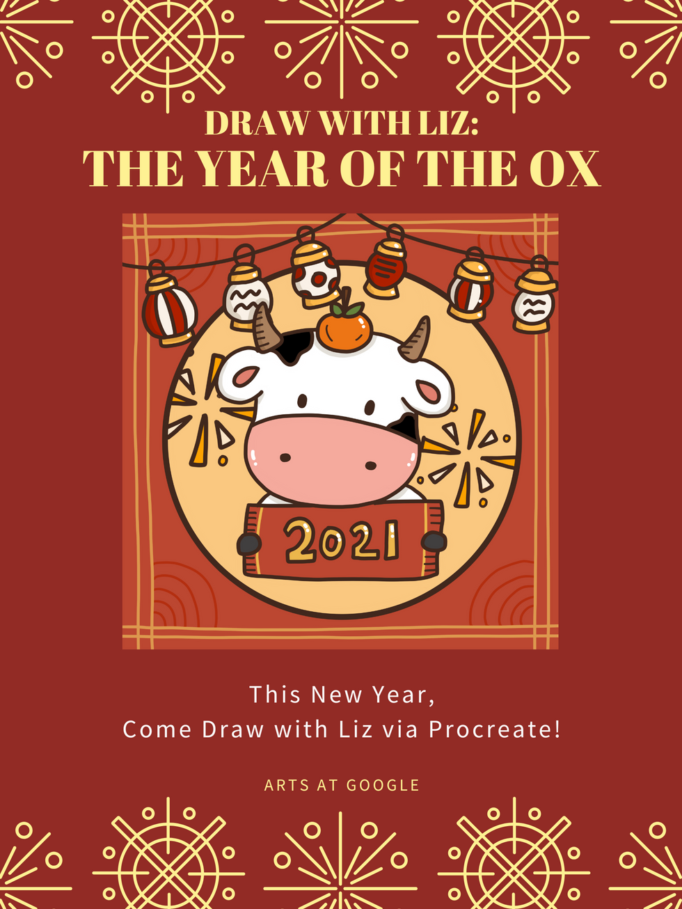 Draw with Liz Happy New Year!