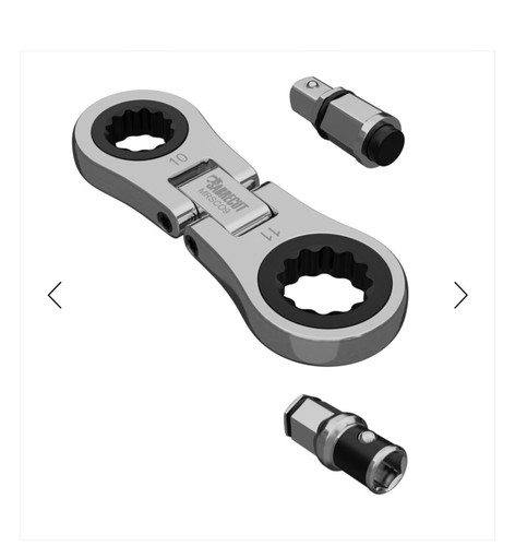 Sabrecut Dual Flex micro finger ratchet (MRSC09) with adaptors ...