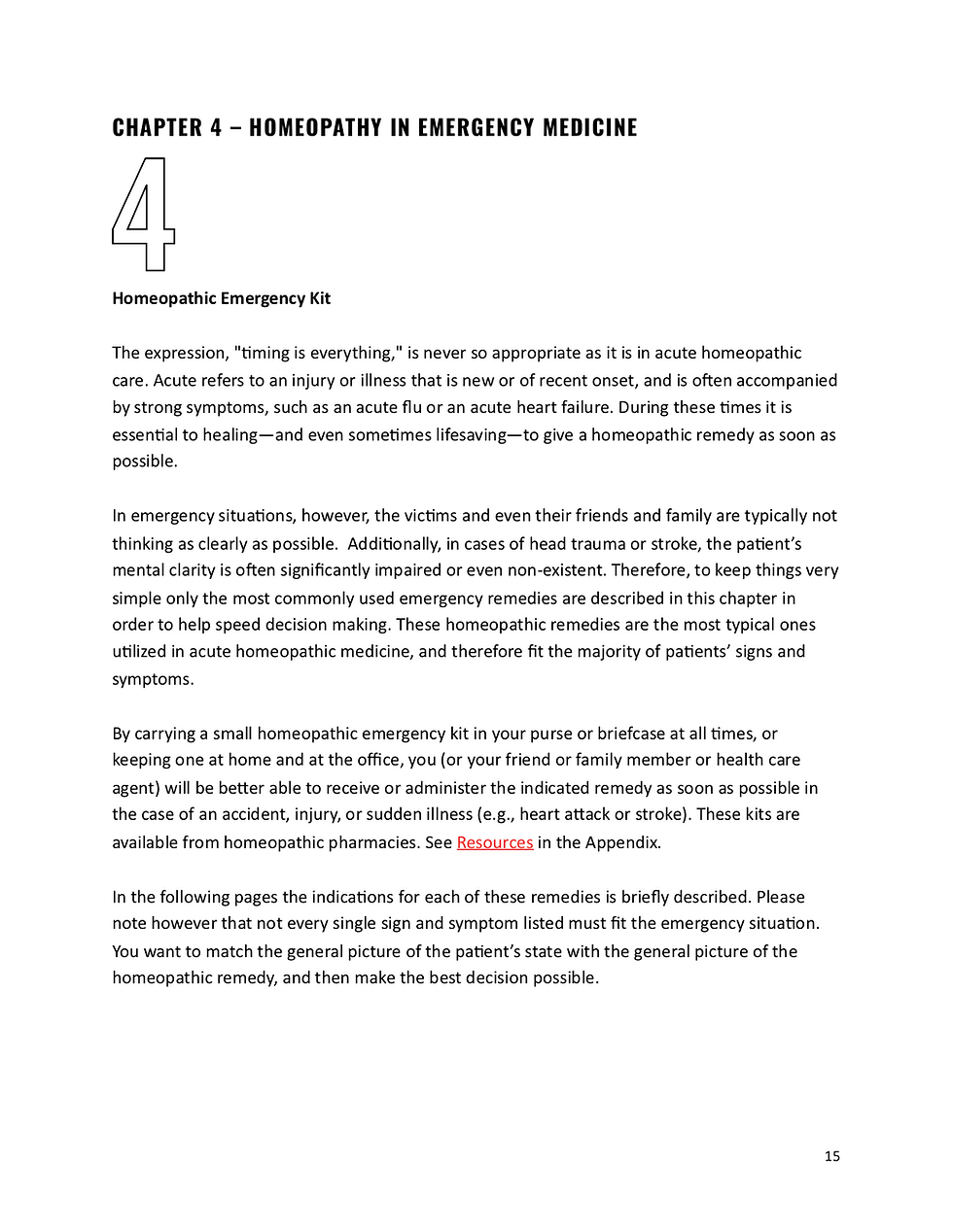 Thumbnail: A Homeopathic Approach to Emergency Medicine