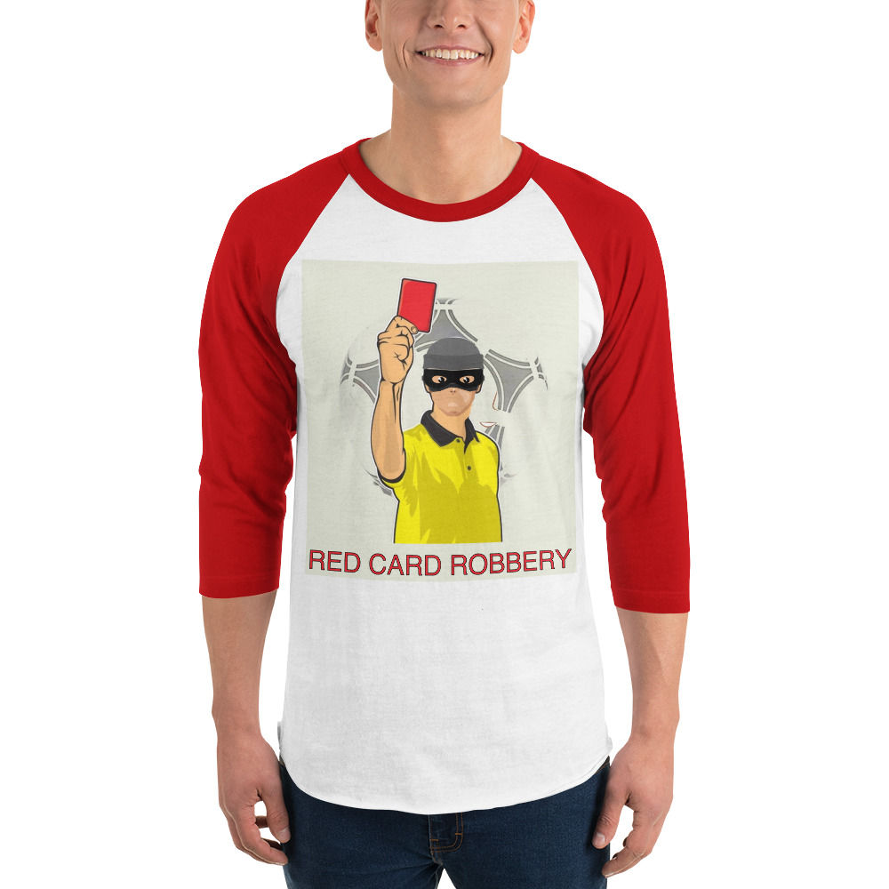 Redcard Robbery 3/4 Sleeve Soccer Jersey